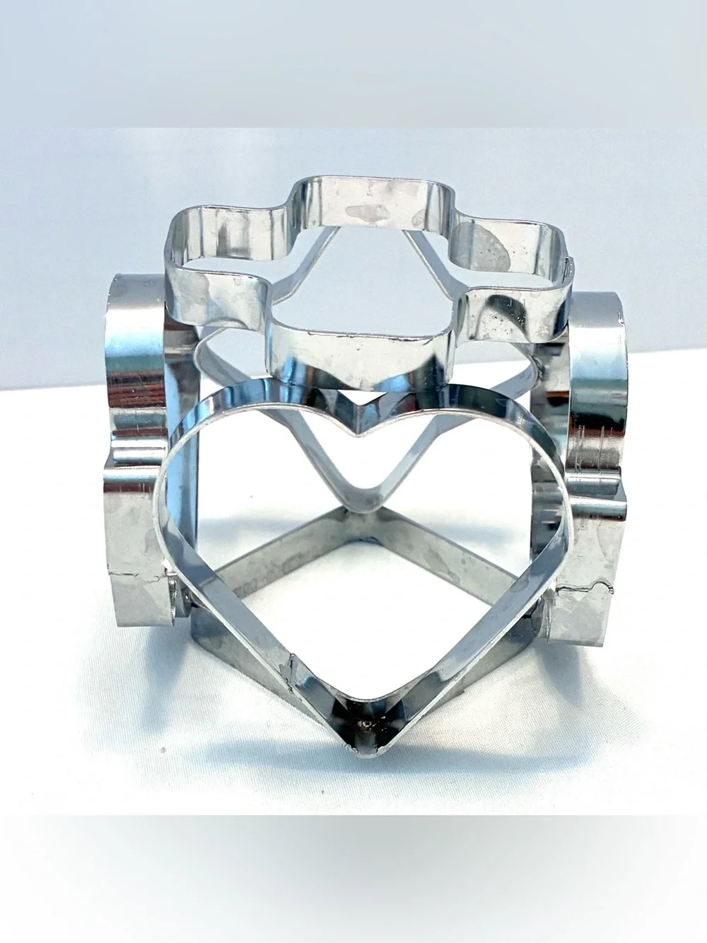 Vintage (1960’s) Tomado ~ Holland, 6-sided metal cookie cutter.